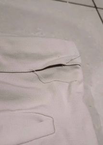 Elegant skin off white Pants