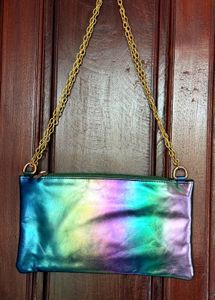 Iridescent Chain Bag