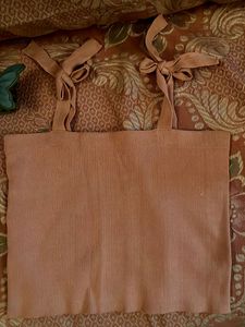 Cute Button-Down Tie Strap Tank