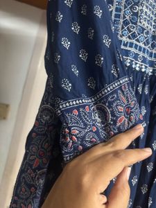 “Gulmohar Jaipur” Festive Navy 2piece Suit