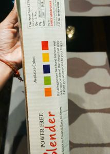 No power Hand Blender