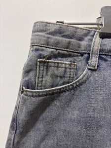 Classic Light Wash High-Waisted Denim Skirt