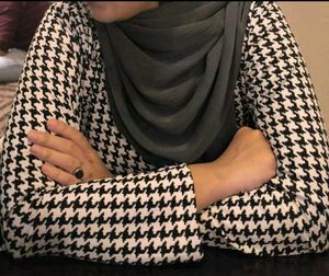 Black And White Winter Dress
