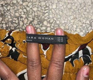 Zara Woman Abstract Print Dress - M