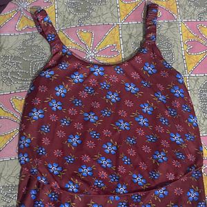 Cute Flowerprint Top