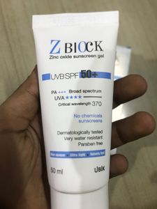 Z Block Zinc Oxide Sunscreen SPF 50+