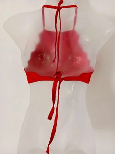 HOT RED BIKINI TOP