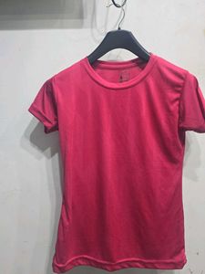 Pink Athletic T-Shirt