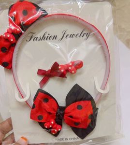 Ladybug Hair Accessory Set