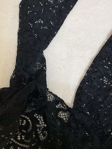 🖤 Savana Elegant Black Lace Dress