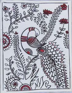 Madhubani paintings hand made work