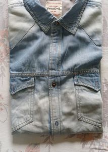 Blue Ombre Denim Shirt