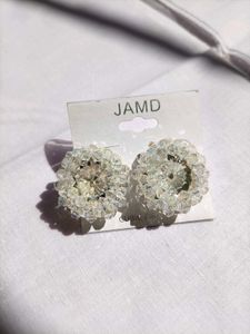 Beaded Stud Earrings
