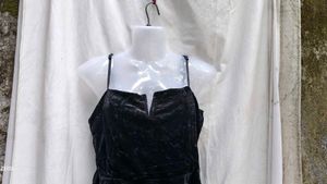 152310. Velvet Peplum Cami Top