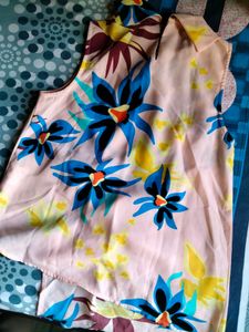 ajio high neck designer top