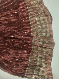 Elegant Maroon Ethnic Skirt