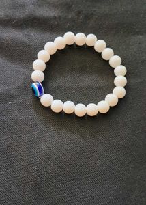 Evil Eye Pearl Bracelet