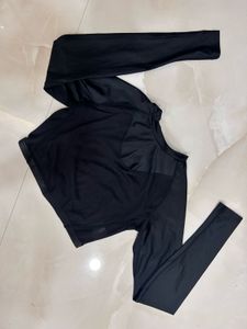 Mesh Long Sleeve Top