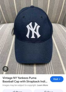 Vintage NY Yankees Puma Baseball Cap