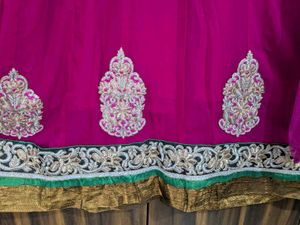 Pink Embellished Salwar Kameez