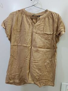 Tan Casual Top