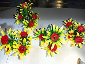 Artificial Flowers Pot(4pec)