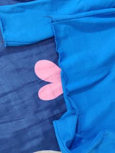 Blue Long Sleeve Top