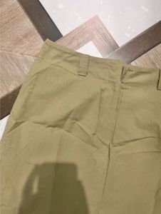 Khaki Midi Skirt