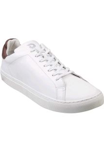 DCYPHR White Leather Sneakers