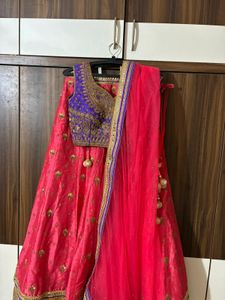 Pink & Purple Lehenga Set