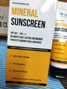 Dr Sheths Mineral Sunscreen
