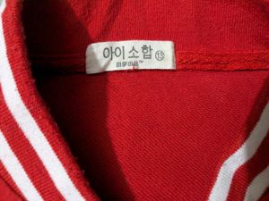 Red Varsity/Letterman Jacket