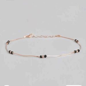 Zavya 925 Silver Rosegold Anklet.