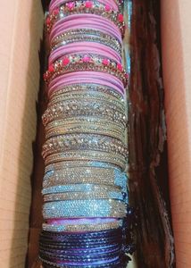 Hyderabadi Pack Of 7 Sets Bangles Set