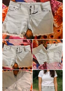 Elegant Blue Shorts Donation