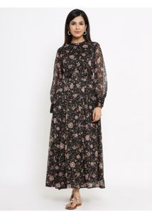 Floral Print Dress/Gown