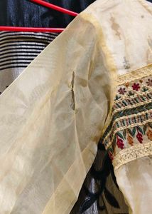 Pakistani Suit Organza N Cotton Plzo. Shifa Dupatt