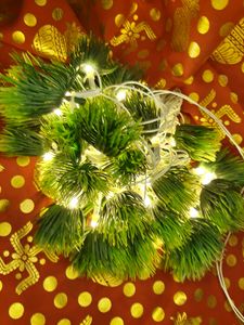 Dormen India Beautiful LEDs Green Colour Flower Fairy String 20 Mtr Lights For Indoor Festival, Christmas Party, Home Decor And Diwali Festival