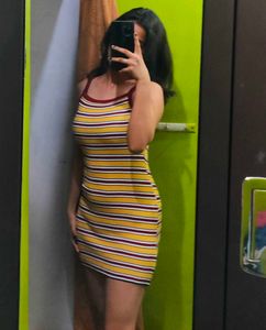 Striped Mini Dress