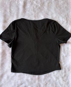 Shein Black 'Romantic' T-shirt