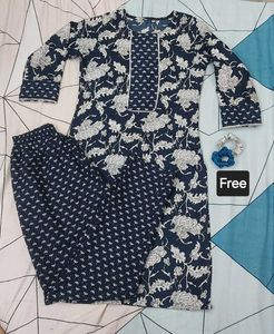 Floral Print Kurta Set
