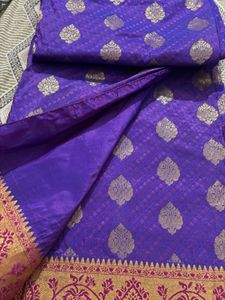 Purple Silk Saree