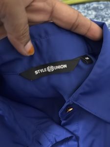 Blue Crop Top new