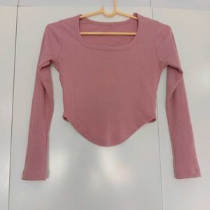Pink Crop Top