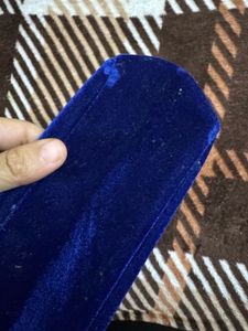 Cute Navy Blue Sleepy Eyes Pouch