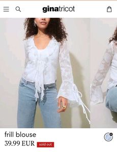 Frill Top With Front Knot
