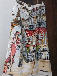 Paris Print Dress