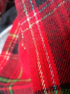 Korean Y2k Red Checked Mini Skirt.