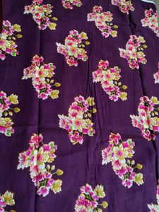 Floral Print Night DressThis Is Cotton