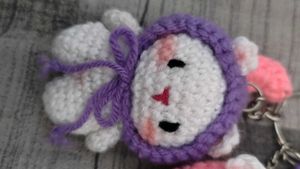 Crochet Keychain For Couple/frinds